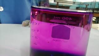 Diffusion of Potassium Permanganate in Water [upl. by Acyre]