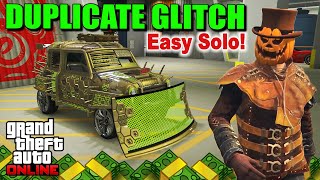 Car Duplicate Glitch Solo Make Money Fast  GTA 5 Online [upl. by Yehs]