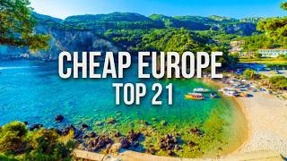 21 INSANELY CHEAP Destinations for Budget Travel in Europe [upl. by Queen272]