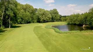 Golf Du Chateau Daugerville  drone aerial video  Golf du Château dAugerville  Hole02 [upl. by Repotsirhc]