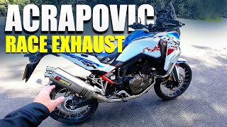 Best Exhaust For The Africa Twin Honda CRF1100 2024 Motorbike [upl. by Osnofedli]