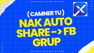 FBOOM X Cara Auto Share PagePost to Group Facebook  Siri Tutorial [upl. by Darius]