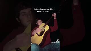 nutshell cover fall campfire acousticguitar nutshelljerrycantrell music grunge cover [upl. by Brote]