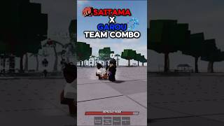 Saitama X garou team combo roblox thestongestbattlegrounds strongestbattlegrounds [upl. by Savell]