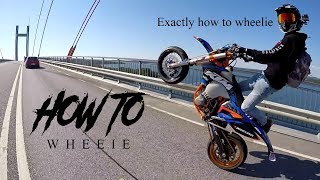 How To Wheelie SUPERMOTO Tutorial SUPERMOTO TIPS [upl. by Kacie]