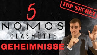 Nomos Glashütte 5 Geheimnisse hinter der Uhrenmarke [upl. by Riaj37]