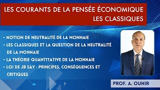 Les courants de la pensée économiqueLes classiques 3  Neutralité de la monnaieLoi des débouchés [upl. by Lytle]