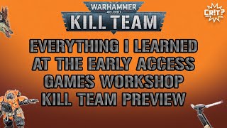 Kill Team  Games Workshop Early Access Preview [upl. by Ahselat]