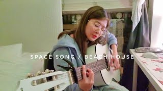 space song  beach house mini guitar cover [upl. by Haceber]