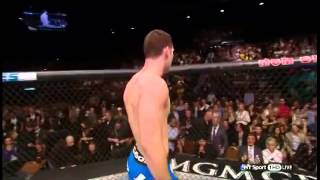 UFC 168 Weidman v Silva 2 LEG BRAKE [upl. by Anilatac]