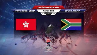 HKG  RSA  2024 Ice Hockey Womens World Championship Division II  Group B  1 APR 2024 [upl. by Vivienne]