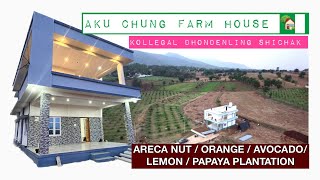 Aku Chung farm house  kollegal farmhouse arecanut orange [upl. by Nahamas]