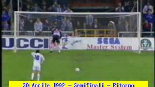 Coppa Italia 19911992 Il cammino del Parma [upl. by Yartnoed]