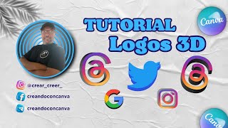 Logos 3D en Canva [upl. by Nollaf650]