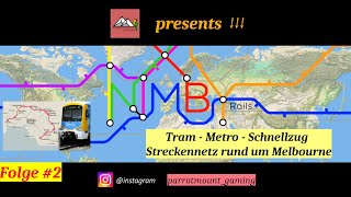 Nimby Rails 2 erster Langstreckenzug nach Geelong deutschLet´s play [upl. by Nymzaj]