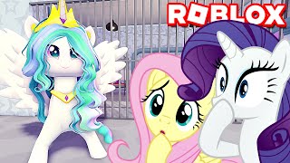 FUGINDO DA PRISÃO de MY LITTLE PONY Roblox LuliRarity [upl. by Hendel]