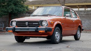 1979 Honda Civic CVCC Walkaround Video [upl. by Lebasiairam]