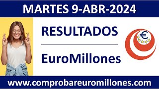 Resultado del sorteo EuroMillones del martes 9 de abril de 2024 [upl. by Iturk]