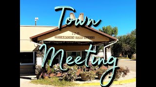 Manderson Town Meeting Nov 14th 2024 [upl. by Eseerehs]