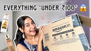 UNDER ₹100 Amazon Finds You Need To Try 😍✨  Rashi Shrivastava [upl. by Attehcnoc]