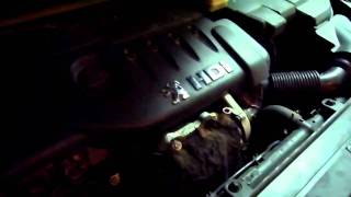 peugeot 307 14 hdi 70 hp engine smooth sound [upl. by Trembly]