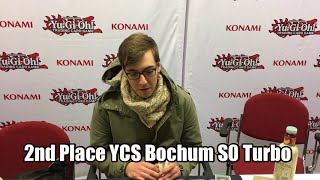 YuGiOh YCS Bochum  2nd Place  S0 Turbo  Markus Burchen [upl. by Gnouhc]