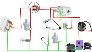 Non frost Refrigerator Wiring DiagramNon Frost wiringNo frost fridge Diagram [upl. by Lehman]