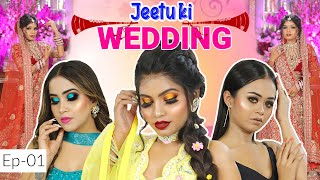 Jeetu Ki Wedding  Haldi Mehendi amp Cocktail Makeup Look  Anaysa [upl. by Puna]