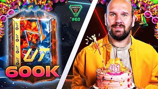 JACHETE LE PACK A 600 000 CREDITS POUR MON ANNIVERSAIRE  1 ICONE ET 14 JOUEURS 88 GARANTI FC24 [upl. by Ayerim]