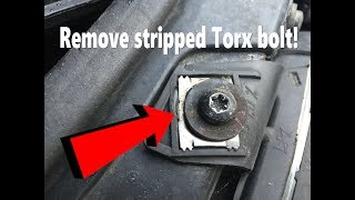 HOW TO REMOVE STRIPPED TORX BOLT OR ANY BOLT IN 5 MINS [upl. by Hnamik]