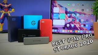 Best Portable Storage for iPad Pro in 2020 [upl. by Anewor242]