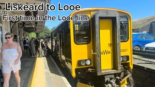 Liskeard to Looe First to on the Looe Line GWR [upl. by Cutlor]