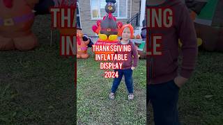 Thanksgiving inflatable display is up happythanksgiving thanksgiving inflatables [upl. by Auqenes696]