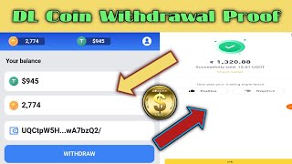 DL Coin Bot Withdrawal Problem  Telegram Bot DLC Coin Bot  DL Coin Bot Withdrawal Proof [upl. by Eyahs259]