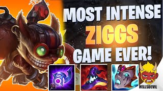 WILD RIFT  MOST INTENSE ZIGGS GAME EVER  Challenger Ziggs Gameplay  Guide amp Build [upl. by Hufnagel]