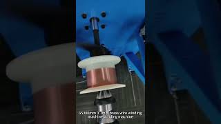 machine factory tools300mm spool brass takeup machine takeup winding machine copper [upl. by Calendre]