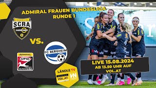 Frauen Fußball Bundesliga SCR Altach vs FC Bergheim [upl. by Ahsap]