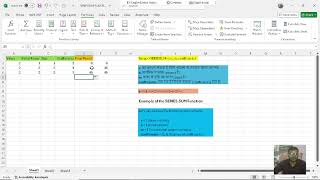 SERIESSUM Function in Advance Excel in Hindi apnadigitaladvancecomputeretah [upl. by Aneg]