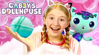 Make Your Own Bath Bomb Surprise with Gabby  GABBYS DOLLHOUSE [upl. by Atnohsal]