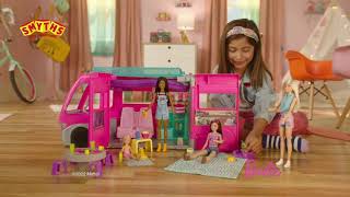 Barbie Dream Camper Vehicle Playset  Smyths Toys [upl. by Daloris275]