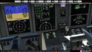 XP12  Hotstart CL650  Shared Cockpit from Nantes to Marseille  Emergency 02 [upl. by Rafe393]