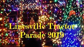 Watch Dozens of Lighted Tractors Dazzle the Night in the Linesville PA Tractor Parade Dec 7 2019 [upl. by Nichola787]