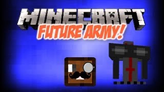 Minecraft Mod Showcase  Future Army Robots 132 [upl. by Hescock]