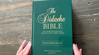 Didache Bible  A Catholic Bible flip through [upl. by Yonatan]