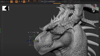 Getting Started with ZBrush Part 15  Gizmo Tool [upl. by Latsryc]