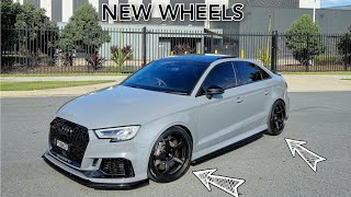 We Got New Wheels For The Audi RS3  ADVAN GT BEYOND [upl. by Nwahs500]