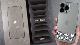 iPhone 16 Pro Max ULTRAGLASS Screen Protector  Drop amp Scratch TESTED [upl. by Dunn]