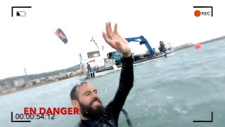 IL VA SE NOYER  😱😵KITESURF SÉCURITÉ Assister un Rideur en difficulté  Ep1 LAB TV ⭐ [upl. by Lopez128]