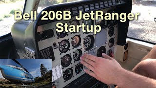 Bell 206B III JetRanger Startup [upl. by Faustus]