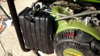 Sportsman 2000 watt generator run test after sitting several months [upl. by Kerri696]